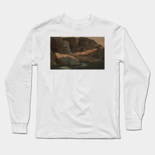 Labrador, Big Island, Battle Harbor by Frederic Edwin Church Long Sleeve T-Shirt